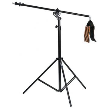 OEM Stativ boom stand 290cm cu boom-arm 200cm si sac pentru contragreutate, amortizare cu aer