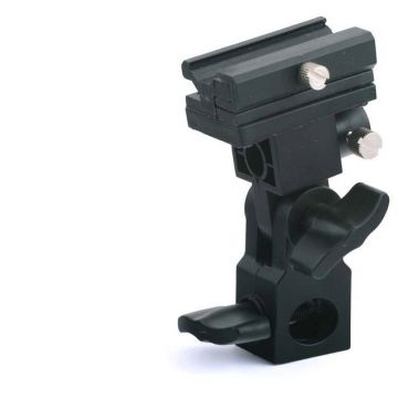 OEM Suport orientabil patina blitz din aluminiu + menghina umbrela pentru stativ