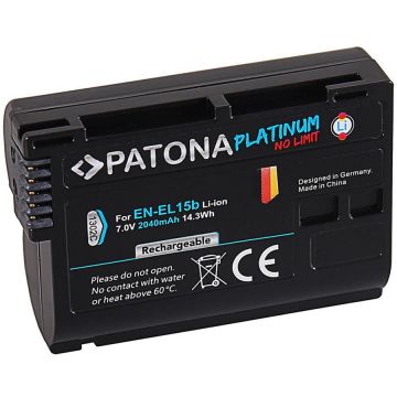 Patona ​Acumulator 2040mAh compatibil Nikon EN-EL15B Patona Platinum 1302C