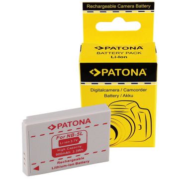 Patona Acumulator /Baterie PATONA pentru Canon IXUS 800 IS 850 IS 900 Ti NB-5L NB5l- 1005