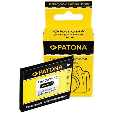 Patona Acumulator /Baterie PATONA pentru CASIO NP-60 NP60 EXILIM EX-S10 EX-Z80 EX-Z9 EXS-10- 1026
