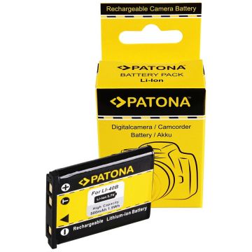 Patona Acumulator /Baterie PATONA pentru Li40B Li42B Li-40B Li-42B f OLYMPUS IR-300 FE-5500- 1031