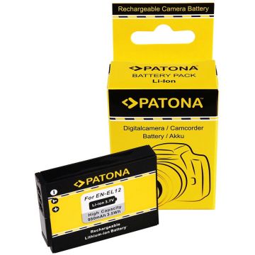 Patona Acumulator /Baterie PATONA pentru Nikon CoolPix P300 S70 S710 S610 S610c S620 ENEL12- 1088