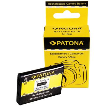 Patona Acumulator /Baterie PATONA pentru Nikon CoolPix S4100 S3100 S2500 EN-EL19 ENEL19- 1090