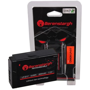 Patona Acumulator Patona Berenstargh LP-E17 950mAh replace Canon EOS 760D 8000D M3 T6i - 12516