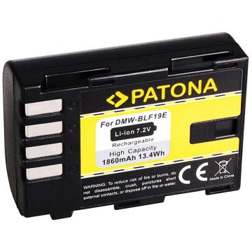 Patona Acumulator Patona DMW-BLF19 1860mAh replace Panasonic DMC-GH3 GH4 GH5-1155