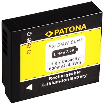 Patona Acumulator Patona DMW-BLH7E 600mAh replace Panasonic-1200