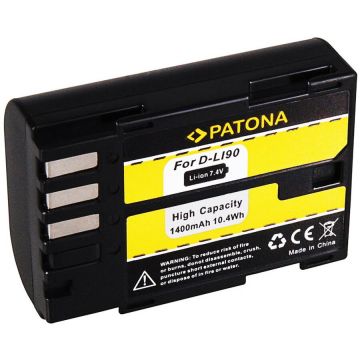 Patona Acumulator Patona Li-90B 1400mAh replace Pentax K-01 K-5 K-5II K645D-1186