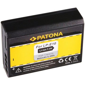 Patona Acumulator Patona LP-E10 860mAh replace Canon EOS-1089
