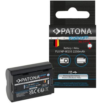 Patona Acumulator Patona Platinum NP-W235 2250mAh cu USB-C pentru FujiFilm X-T4 XT4-1371