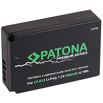 Patona Acumulator Patona Premium LP-E12 850mAh replace Canon EOS M-1297