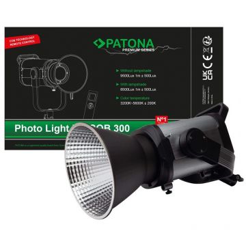 Patona Lampa LED proiector Patona Photo Light COB-300 APRC with app control - 4282