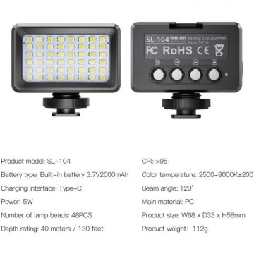 Seafrogs Lampa LED SeaFrogs SL-104 subacvatica