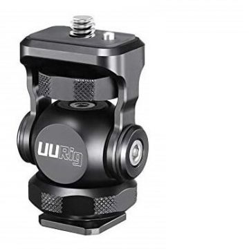 Ulanzi Adaptor Ulanzi UURig R015 360grade cu filet 1/4 si cold shoe