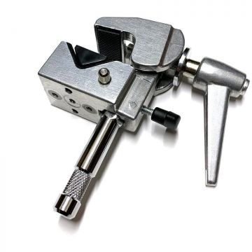 Visico Clema heavy-duty tip menghina cu spigot 5/8” detasabil M11-034S M11-007S, Argintiu