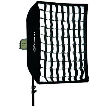 Visico Softbox 80x120cm cu Grid VISICO EB-072 Deschidere si Inchidere Rapida