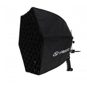 Visico Softbox Hexagonal 50cm cu Grid VISICO EB-068