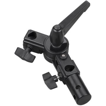 Visico Suport orientabil Visico LH-008 tilthead pentru accesorii cu spigot adaptor montura boxe