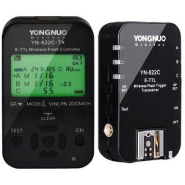 Yongnuo Kit declansatoare wireless Yongnuo YN622C-TX + YN622C II E-TTL Canon