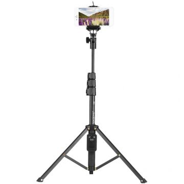 Yunteng Trepied Yunteng VCT-1388 cu suport telefon si telecomanda