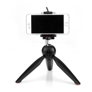 Yunteng Yunteng YT-228 Mini Trepied cu cap tip bila 1/4 si suport de telefon