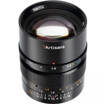 7Artisans Obiectiv Manual 75mm F1.4 Sony (E Mount) NEW