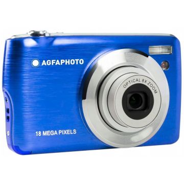 Agfaphoto Aparat foto digital compact Agfa DC8200 + Husa + Card SD 16GB, 18 MP, 2,7'', Albastru