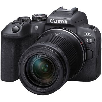 Canon Aparat foto mirrorless KIT Canon EOS R10 + obiectiv RF-S 18-150mm F3.5-6.3, IS STM, Negru