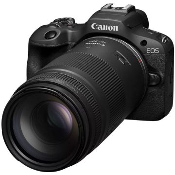 Canon Camera foto Canon EOS R100 + obiectiv RF-S 18-45mm + RF 75-300mm, 24,1 MP, Negru