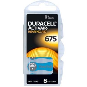 Duracell Baterii Duracell ZA 675, 6 Buc