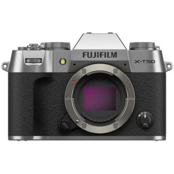 FUJIFILM Aparat Foto Mirrorless Fujifilm X-T50, Body, 40.2 MB, Silver
