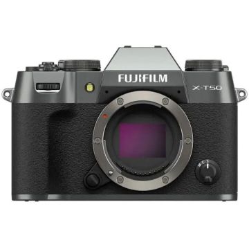 FUJIFILM Camera Foto Mirrorless Fujifilm X-T50, Body, Rezolutie senzor 40.2 MP, Argintiu/Negru