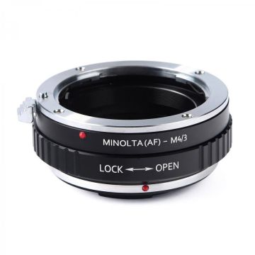 K&F Concept Adaptor montura K&F Concept Minolta(AF)-M4/3 de la Minolta A / Sony A la Micro 4/3 (MFT) K&F Concept Adaptor montura K&F Concept Minolta(AF)-M4/3 de la Minolta A / Sony A la Micro 4/3 (MFT)