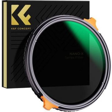 K&F&nbsp;Concept Filtru 2 in 1 K&F Concept Nano X Variable ND4-ND64 and CPL Filter 40.5mm