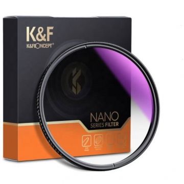 K&F&nbsp;Concept Filtru K&F Concept ND 0.9 (ND8) 77mm Gradient Ultra-Clear KF01.1545