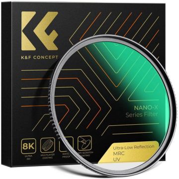 K&F&nbsp;Concept Filtru K&F Concept UV Filter Ultra-low Reflection Nano-X Series 37mm