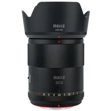 Meike Obiectiv Autofocus Meike Prime, 33mm, F1.4, APS-C STM Large Aperture Lens, Sony E, Negru
