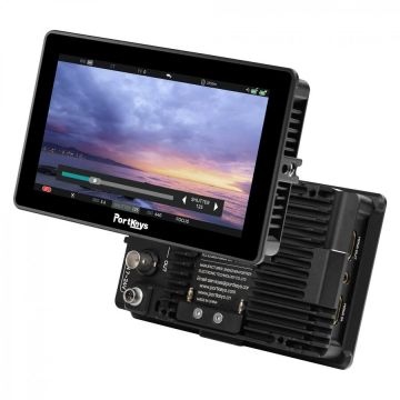 Monitor pentru Camera Video BM5IV 5.5Inch HDMI/SDI Touchscreen 10-bit (8+2 FRC) 2000Nits Negru