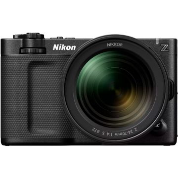Nikon Aparat Foto Mirrorless Cinematografic Nikon ZR Body, 24.5MP, 6K, Codec R3D NE de la RED, Wi-Fi + Obiectiv 24-70mm f/4 S, Negru