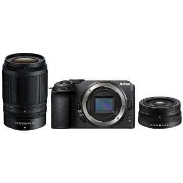 Nikon Aparat foto Mirrorless Nikon Z30, 20.9 MP , 4K , Wi-Fi + Obiectiv 16-50mm + Obiectiv 50-250mm, Negru