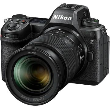 Nikon Camera foto Mirrorless Nikon Z6 III Body, Full-Frame, 24.5 MP, 6K + Obiectiv 24-70mm f/4 S, Negru