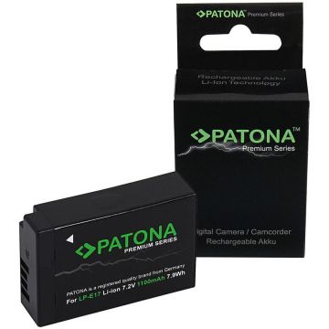 Patona Acumulator /Baterie PATONA Premium pentru Canon LP-E17 EOS 750D 760D 8000D Kiss X8i Rebel- 1251