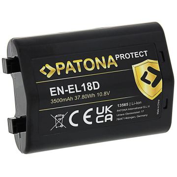 Patona Acumulator EN-EL18D, EN-EL18 3500mAh pentru Nikon D4, D4s, D5, D6, D810, D850, Z9.