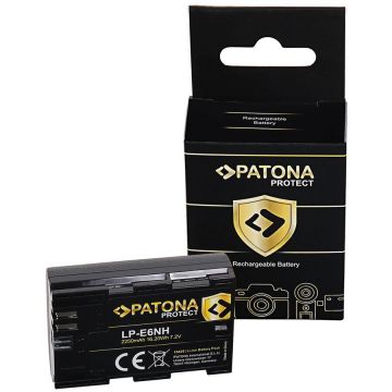 Patona Acumulator Patona Protect LP-E6NH 2250mAh compatibil Canon EOS 5D 6D 7D 80D -13435