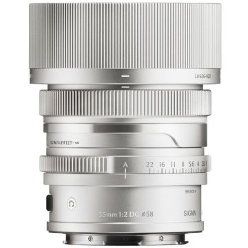 Sigma Obiectiv AF Sigma 35mm F2 DG (C) Argintiu L-Mount