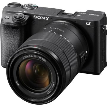 Sony Aparat foto Mirrorless Sony Alpha A6400A, 24.2 MP, APS-C, E-mount, 4K HDR, 4D Focus, Time-lapse, ISO 100-32000, + Obiectiv SEL18135 18-135mm, Negru Sony Aparat foto Mirrorless Sony Alpha A6400A, 24.2 MP, APS-C, E-mount, 4K HDR, 4D Focus, Time-lapse, ISO 100-32000, + Obiectiv SEL18135 18-135mm, Negru
