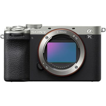 Sony Aparat foto mirrorless Sony Alpha A7C II, 33MP, Full-Frame, Hibrid, 4K, Body, Argintiu