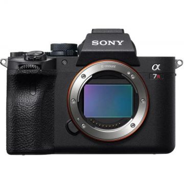 Sony Camera foto Mirrorless Sony A7R V, Body, Rezolutie senzor 61 MP, Filmare 8K, Full Frame, Negru