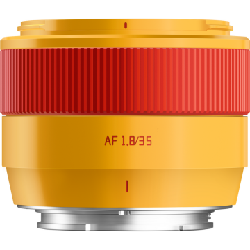 TTArtisan Obiectiv AF TTArtisan 35mm F1.8 Mark II APS-C STM, Sony E, NEX, Orange