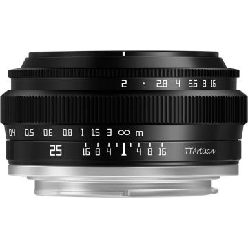 TTArtisan Obiectiv Manual TTArtisan 25mm F2 APS-C, MFT / M4/3